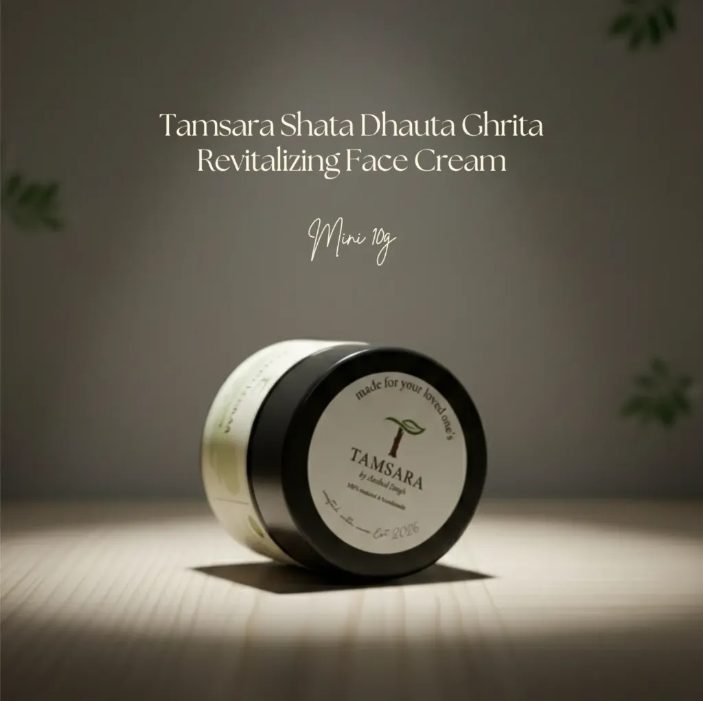 Tamsara Shata Dhauta Ghrita Revitalizing Face Cream ( Mini) - 10g